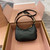 MiuMiu 5BC161 Leather Hobo Shoulder Bag Black