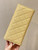 Chanel Long Flap Wallet Grained shiny calfskin AP3724 Yellow