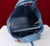 Dior M2822 Small Dior Toujours Bag Denim Blue Tweed with White Cannage Motif
