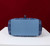Dior M2822 Small Dior Toujours Bag Denim Blue Tweed with White Cannage Motif