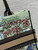Dior M1286 Souvenir Large Dior Book Tote Natural Raffia and Multicolor Embroidered M1131