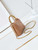 Chanel AS4189 Hobo braided With top handle Shiny Lambskin & Gold-Tone Metal Brown