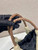 Prada Noué medium cotton macramé bag 1BC111 Black