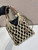 Prada Noué medium cotton macramé bag 1BC111 Black