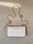 Chanel Mini Flap Shiny Lambskin & Gold-Tone Metal AS5759 White