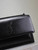 YSL 442906 SUNSET MEDIUM IN Black SMOOTH LEATHER with Black logo