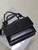 YSL 442906 SUNSET MEDIUM IN Black SMOOTH LEATHER with Black logo