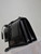 YSL 442906 SUNSET MEDIUM IN Black SMOOTH LEATHER with Black logo