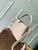 LV M12929 Louis Vuitton Capucines MM Souple Bag Greige