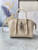 Givenchy BB50J0B00D Mini Antigona Lock Bag in Box Leather Beige