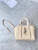 Givenchy BB50J0B00D Mini Antigona Lock Bag in Box Leather Beige