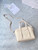 Givenchy BB50J0B00D Mini Antigona Lock Bag in Box Leather Beige