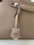 Fendi 8BL155 By The Way Selleria Medium Gray Selleria bag with 192 hand-sewn stitches 8668