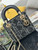 Dior M0505 Mini Lady Dior Bag Calfskin with Tweed Black
