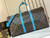 Louis Vuitton Keepall Bandoulière 50 Bag LV M12629 Monogram Light Blue