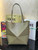Loewe Medium Puzzle Fold tote in shiny calfskin A657G50X01 Green
