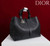 Dior M2820 Large Dior Toujours Bag Black Flat Macrocannage Calfskin