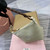 MiuMiu 5NE841 Gabardine Pouch Bag Plaster White/Chalk White