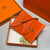 Hermes H083035CK10 Calvi Duo card holder H91002