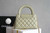Chanel AS4416 Mini Shopping Bag shiny aged Calfskin gold tone metal light Green