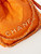 CHANEL 22 Mini Handbag Washed Canvas & Gold-Tone Metal AS3980 Orange