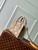 Louis Vuitton LV M47054 OnTheGo BB Handbag Bicolor Monogram Empreinte Leather Tourterelle  Crème