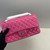 Chanel A01112 Flap Classic 11.12 Handbag Lambskin Rose Red