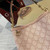 Gucci 815118 GG Emblem small bucket bag Pink fabric