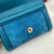 Gucci 818795 Gucci Blondie card case Suede leather Blue