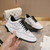 Chanel G46076 Women 24B Trainers Cotton  Black & White C91283