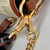 Fendi 8BS017 Mini Baguette canvas bag with FF embroidery 0159BS Tan