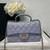 Chanel AS2431 Mini Classic Handbag With Top Handle Lambskin CC19018