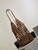 YSL 821911 supple bucket in wood beads LIGHT WOOD