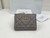Dior S5173 Caro Dahlia Wallet Gray Supple Cannage Calfskin