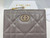 Dior S5173 Caro Dahlia Wallet Gray Supple Cannage Calfskin
