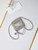 Chanel AS4894 Mini Handbag 22 bag evening bag Strass Silver-Tone Metal Silver