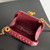 Bottega Veneta BV 776662V01D11019 Knot with Chain Wine Red