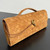 Bottega Veneta BV 741511 Suede Leather Long Clutch Andiamo With Handle Bv99014