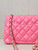 Chanel A69900 Mini Flap Bag Lambskin AS1116 Rose Red