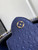 LV M87312 Louis Vuitton Ostrich Capucines Mini Navy Blue