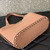 Valentino 0055 GARAVANI Rockstud Small Poudre Leather Tote Bag Pink