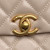 Chanel 25P AS5353 Flap Bag Shiny Lambskin  Imitation Pearls & Gold-Tone Metal Apricot