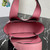Prada 1BA349 Mini leather handbag Pink Silver