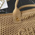 Chanel 25C A66941 Large Shopping Tote Raffia Beige