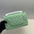 Chanel A01112 Flap Classic 11.12 Handbag Lambskin Mint Green