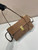 Prada Soft Sound medium Suede shoulder bag 1BN023 Brown