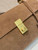 Prada Soft Sound medium Suede shoulder bag 1BN023 Brown