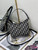 Dior S4309 30 Montaigne Diorling Mini Bag with Chain Blue Dior Oblique Jacquard