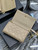 YSL 585031 Saint Laurent Becky Chain Shoulder Bag Leather Apricot