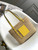 Loewe Small woven raffia basket bag 10112 Yellow